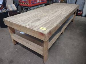 lot 326 image: Work Bench with Sheet Metal, 120x48...
