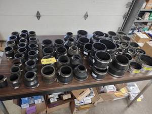 lot 364 image: Assorted Hub Connectors & Fernco Co...