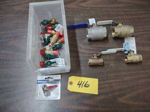lot 416 image: Assorted Gas Valves...
