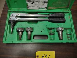 lot 431 image: Wirsbo Hand Expansion Tool...