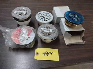 lot 449 image: Shower Drains...