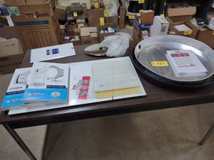 lot 457 image: Cover Plates & Drain Pans...