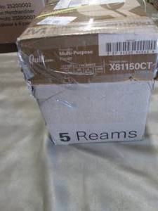 Case of Quill 2500 Sheets 20 lbs 8....