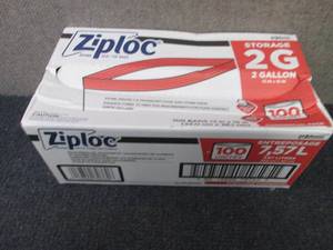 Ziploc Storage Bags, 2 Gallon, 100 ...