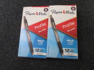 22 Papermate Profile Ballpoint Pens...