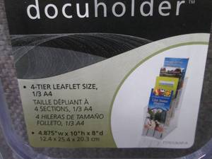 4- 4 Tier DeFlecto Leaflet Holders-...