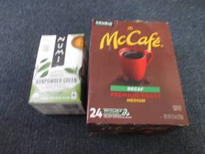 McCafe Kcups,  Green Tea...