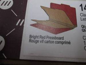 6 Smead 100% Recycled Pressboard Cl...