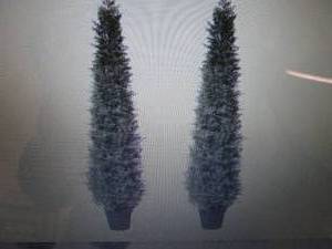 Outdoor Artificial Topiary Cedar Tr...