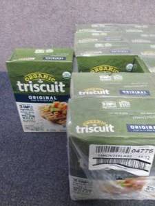 6- 9 oz  Boxes Organic Triscuit Ori...