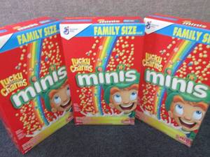 3 -18.6 oz Boxes Family Size Lucky ...