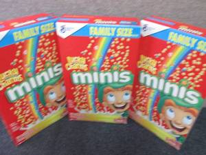 3 -18.6 oz Boxes Family Size Lucky ...