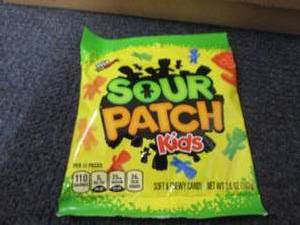 12- 3.6 oz Sour Patch Kids...