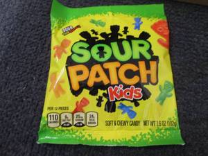 12- 3.6 oz Sour Patch Kids...