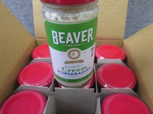 12- 4 oz Beaver Cream Style Horsera...