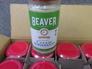 12- 4 oz Beaver Cream Style Horsera...