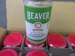 12- 4 oz Beaver Cream Style Horsera...
