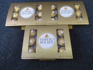 3- 5.3 oz Ferrero Rocher Hazelnut C...
