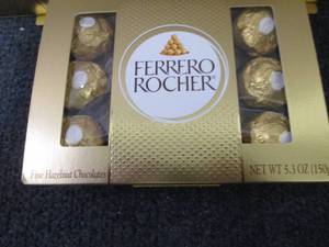 3- 5.3 oz Ferrero Rocher Hazelnut C...