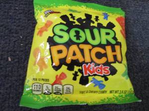 12- 3.6 oz Sour Patch Kids...