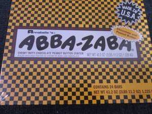 43.2 oz- 24ct Abba-Zaba Chewy Taffy...