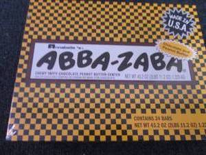 43.2 oz- 24ct Abba-Zaba Chewy Taffy...
