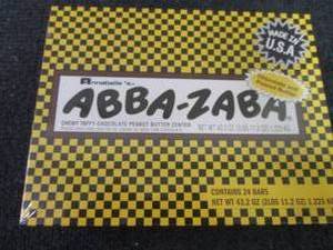 43.2 oz- 24ct Abba-Zaba Chewy Taffy...
