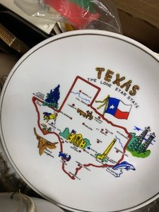 U.S. State plates, maps & flag pic