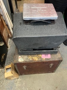 Movie-mite projector & box, movies, 2 WMSTR moulds