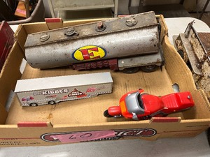 Old metal toys