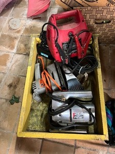Box of electrical tools