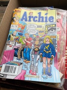 Vintage comics and playboy magazines