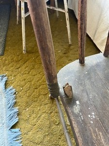 old wood chair