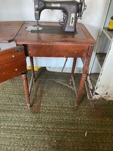 old vintage sewing machine