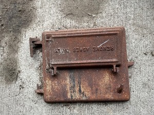 old stove door
