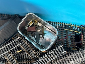 Electric Train Tracks and Bridge
