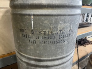 Rail Road oil container