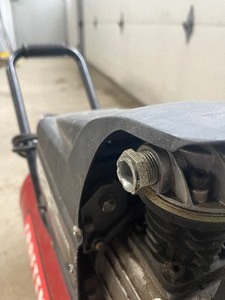 Air Compressor  broken air filter