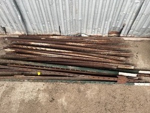 26 steel posts  t style