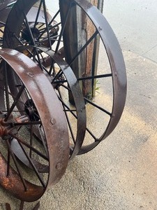 3 steel wheels