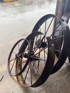 3 steel wheels