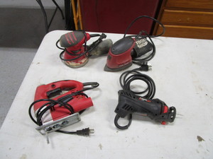 RotoZip Cutout Tool, Sanders, Jig Saw