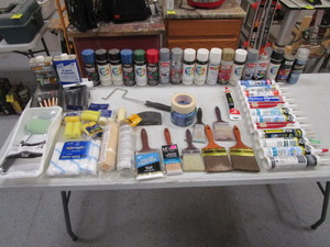 Painting Items, Misc. Caulk, Misc. Spray Paint