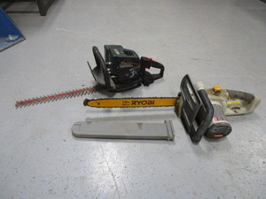 18 Chainsaw & 18 Hedge Trimmer