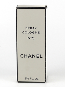 lot 9 image: Circa 1980s Chanel Spray Cologne No. 5 - 1 12 FL. oz - 95% Full