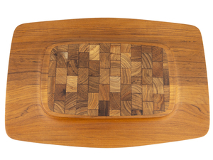 lot 349 image: 1960s Jens Quistgaard Dansk 18 Teak Charcuterie Tray