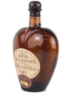 lot 105 image: Vintage Paul Masson (California) Rare Souzao Port 8.5 in. Heart Shaped Liquor Bottle Cuvee - 701-s