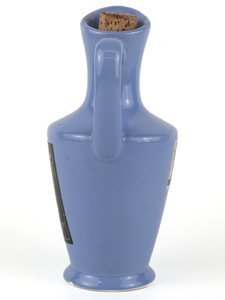 lot 106 image: 1940s Vintage Meiers Ohio Port in Blue Ceramic DecanterCruet Bottle