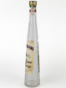 lot 137 image: Vintage LIQUORE GALLIANO Italy empty Glass Bottle With Lid 2332 Pint 13in tall