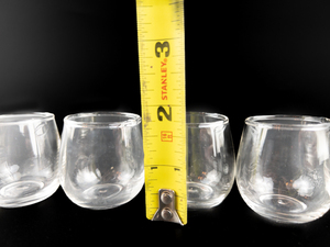 lot 166 image: Set of 11 Roly Poly Style Shot Glasses,1 34in tall (maker not identified)